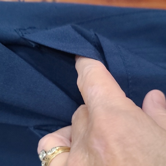 Medcouture Maternity Scrub Pants Bundle of 2 Womens Navy Stretch Panel 2XL READ - Picture 2 of 12